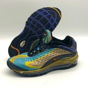 Nike Shoes Women’s 7 Air Max Deluxe Midnight Navy/Laser Orange Athletic Sneakers